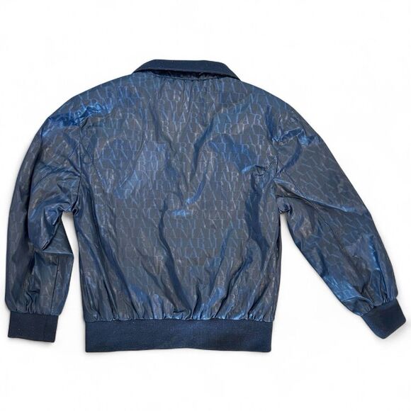 Armani Baby Jacket Logo Designer Water Repellent Size 4T / 4A Toddler Kids AOP - Picture 2 of 7